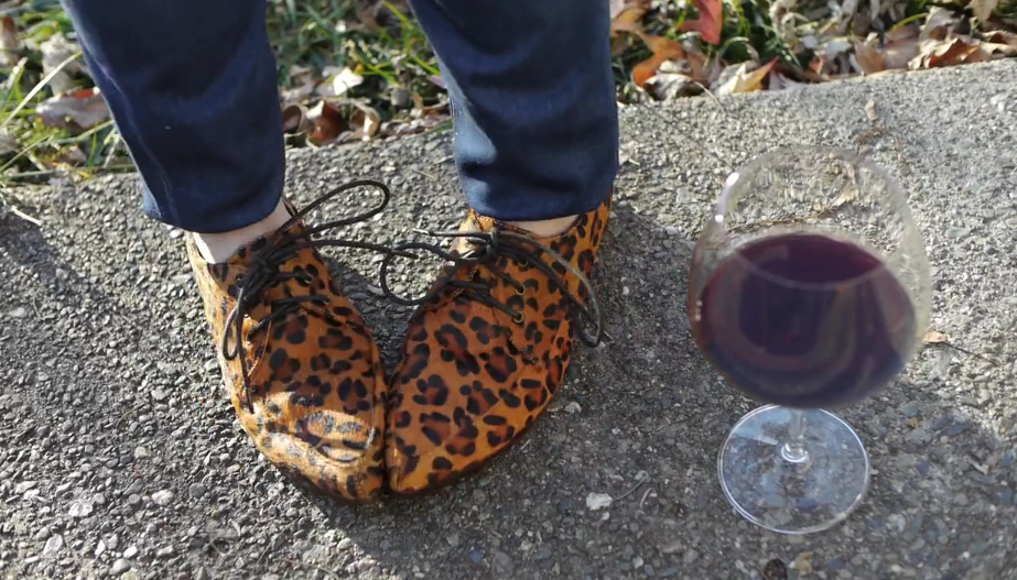 Fun shoes go with wine! One Wine Minute